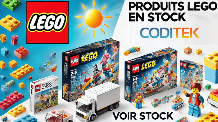 Coditek. Lego en Stock, Livraison 24h.